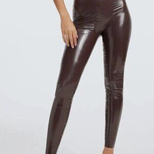 Good American | Vinyl Legging | Dark Cocoa | Size L